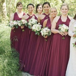 David’s Bridal Convertible Bridesmaid Dress